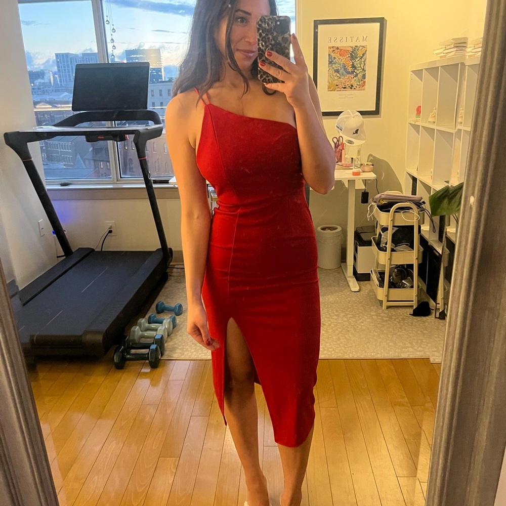 Hello Molly “Taking It Back” Red Dress
